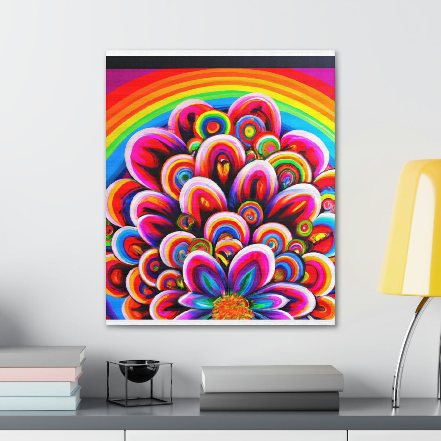Vivacious Blooms. - Canvas
