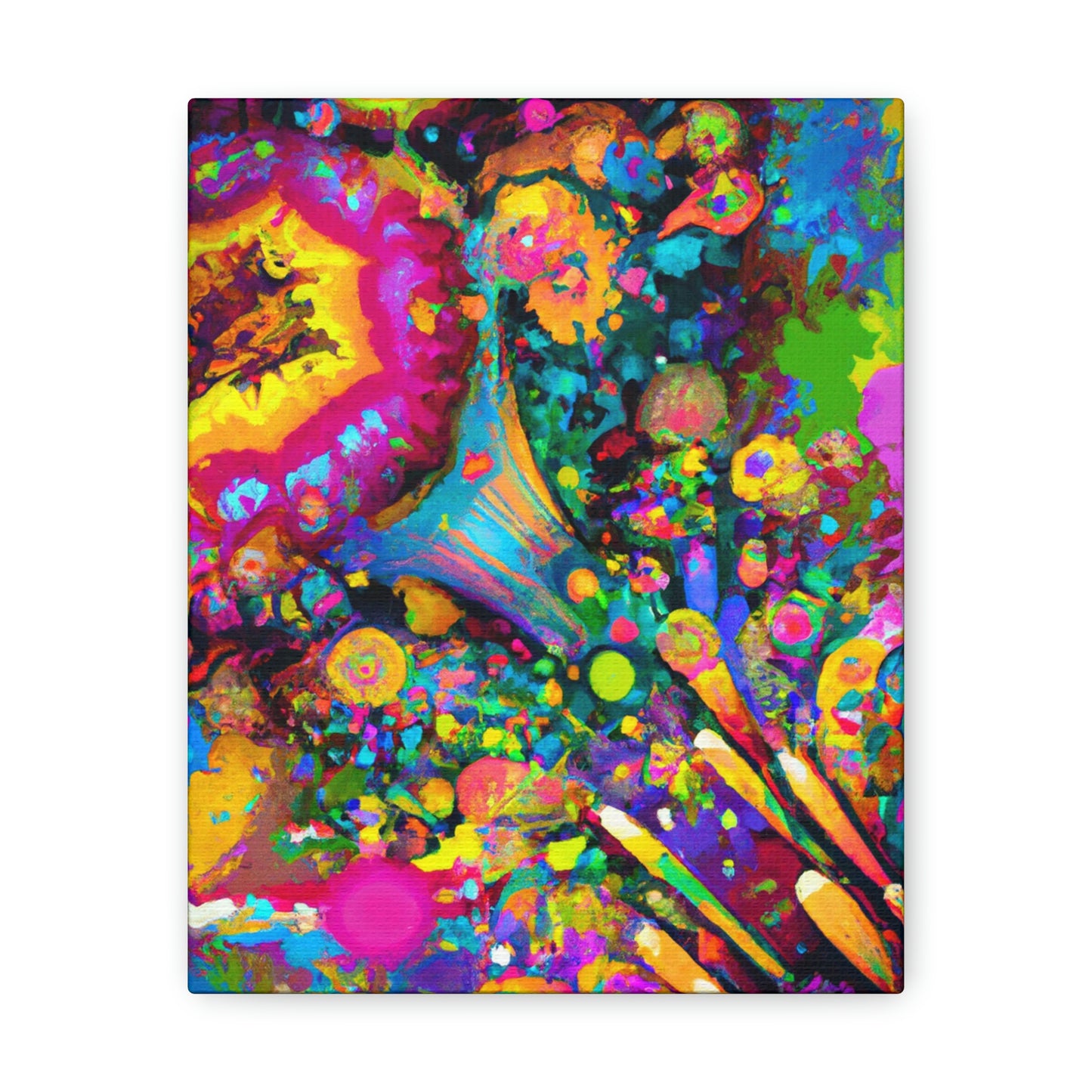 "Psychedelic Bloom" - Canvas