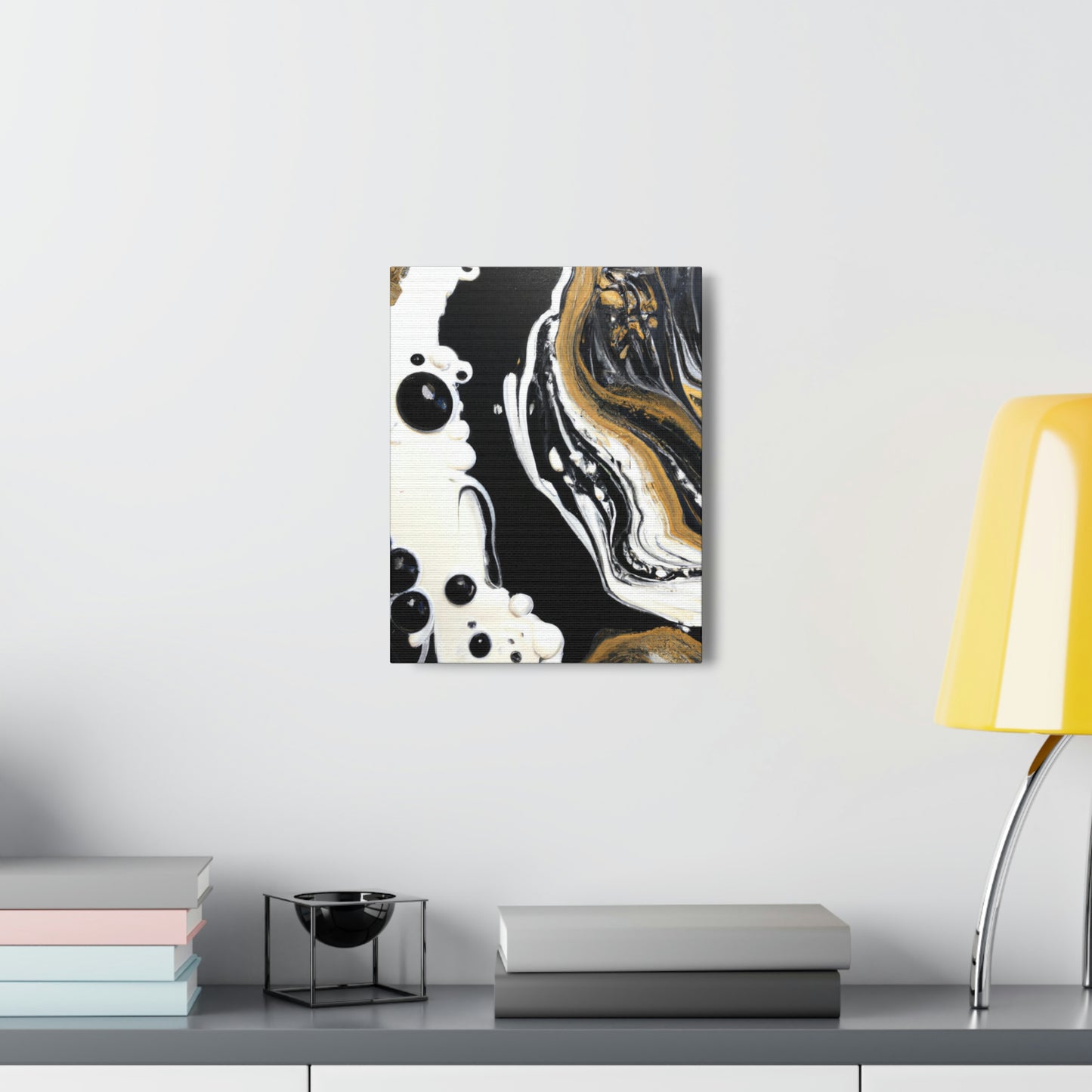 Galactic Gold Pour - Canvas