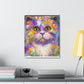 "Cat Rainbow". - Canvas