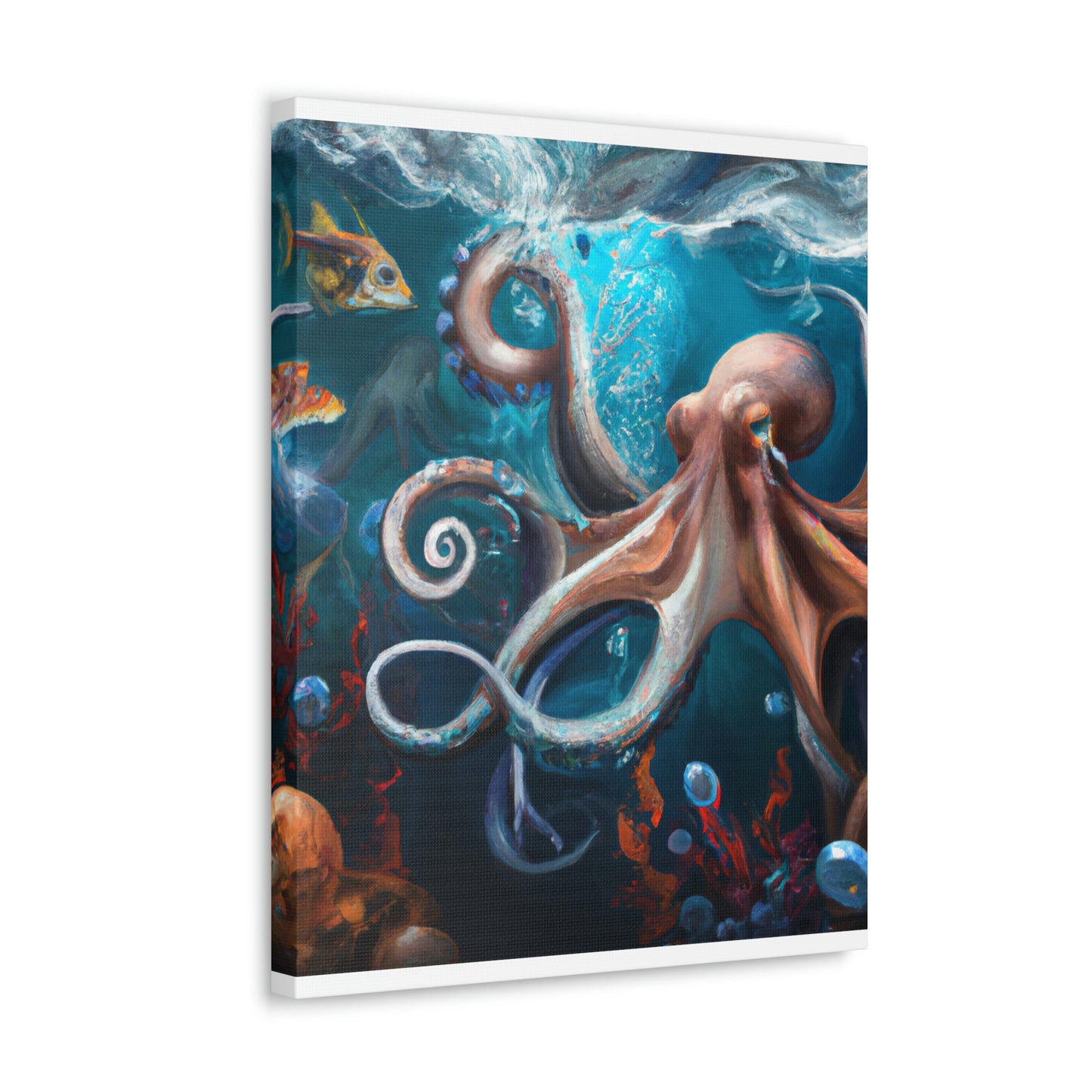 Ocean Marine Glow. - Canvas