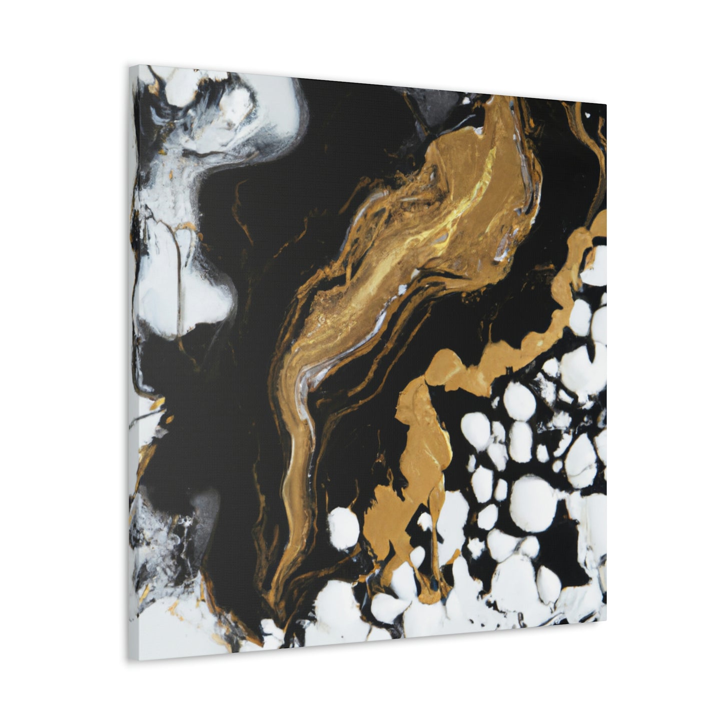 Glittering Ebony Cosmos - Canvas
