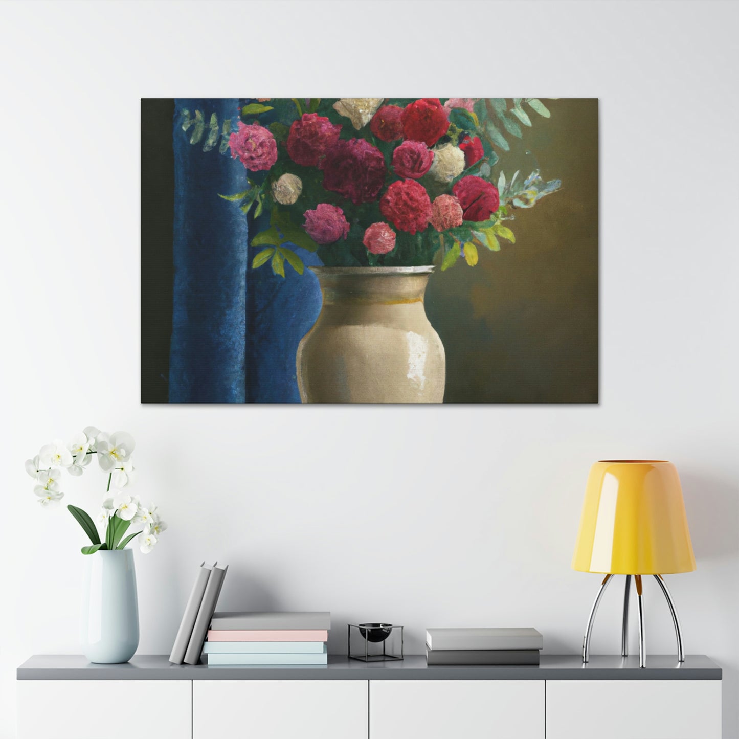 Floral Fantasia. - Canvas
