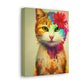 Flower Cat - Canvas