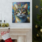Rainbow Whiskers. - Canvas
