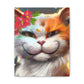 Feline Flora - Canvas