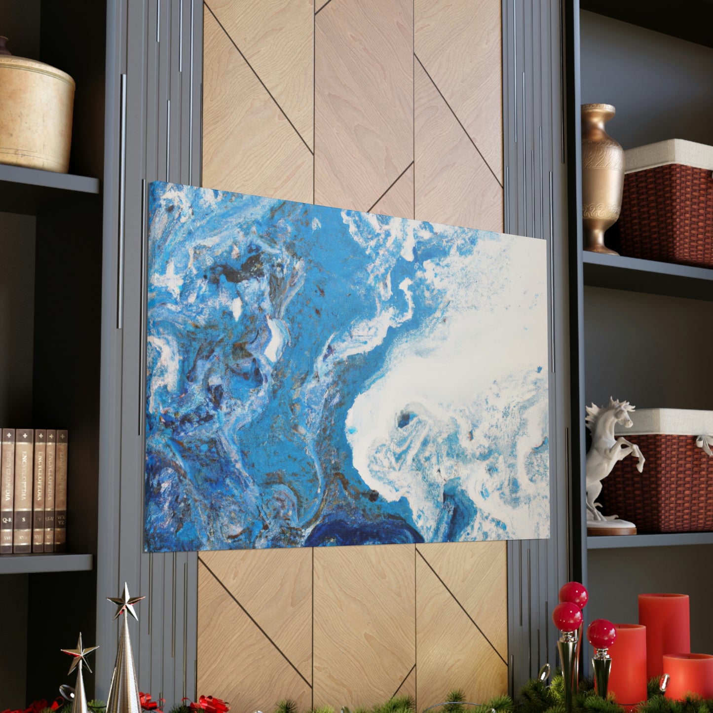"Blue Spark" - Canvas