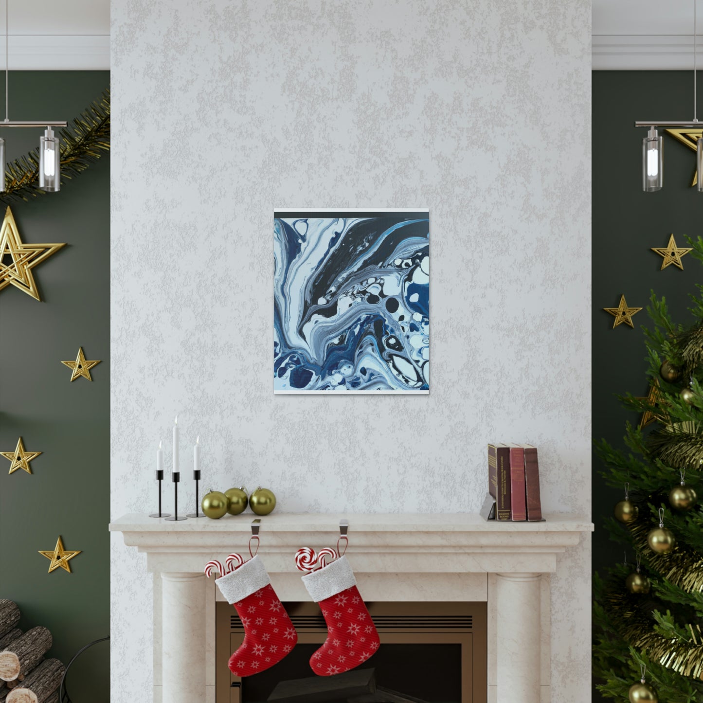 Blue Reflection. - Canvas