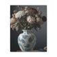 "Floral Finesse Vignette" - Canvas