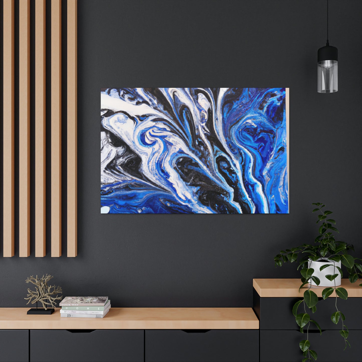 Mystic Azure. - Canvas