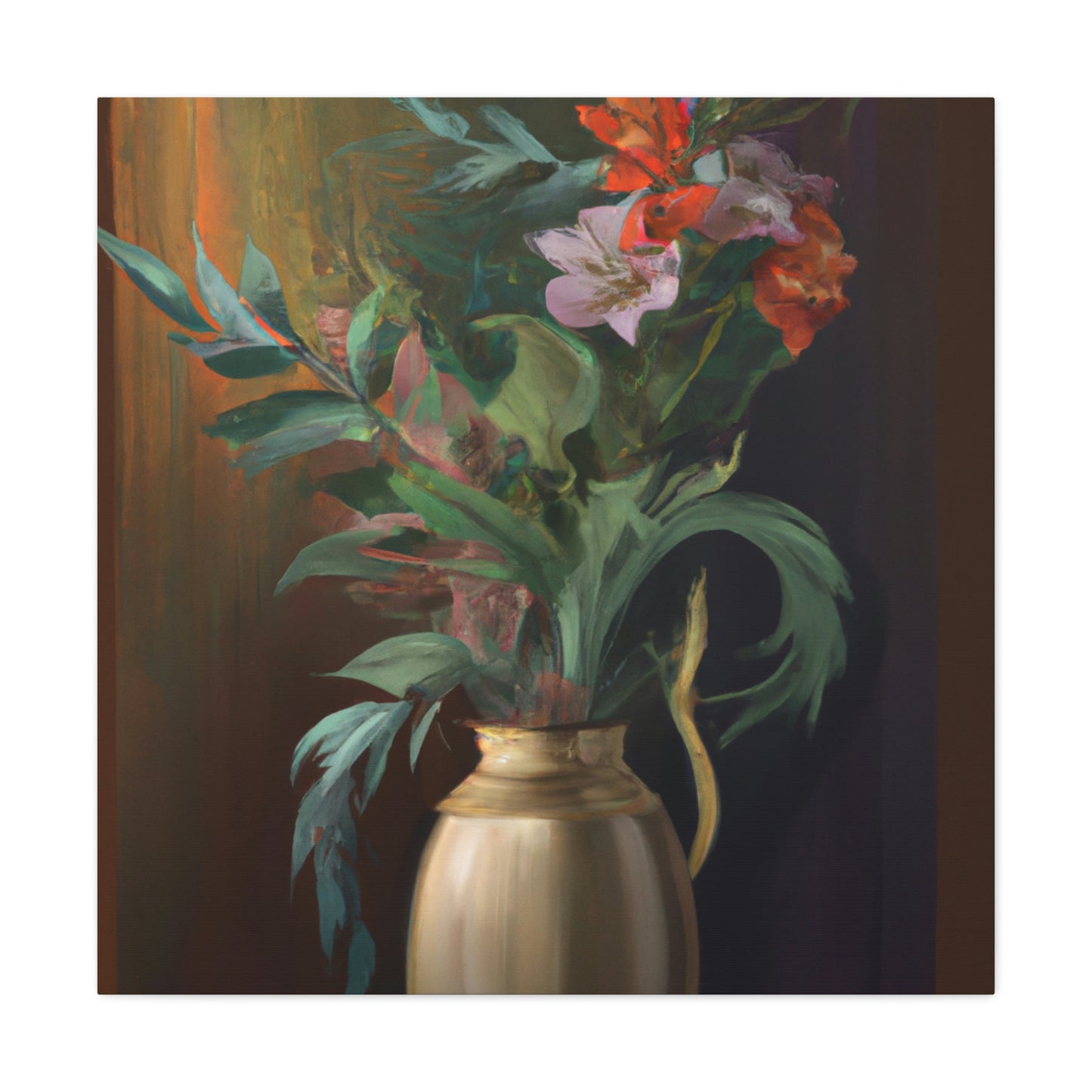 Floral Splendor Dream - Canvas