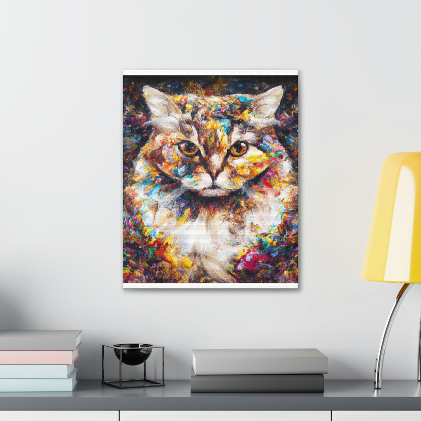 Flower Cat - Canvas