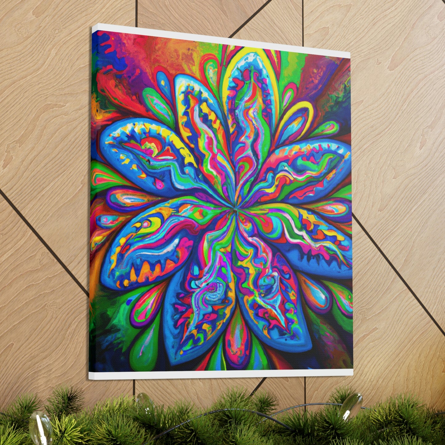 Psychedelic Bloom - Canvas