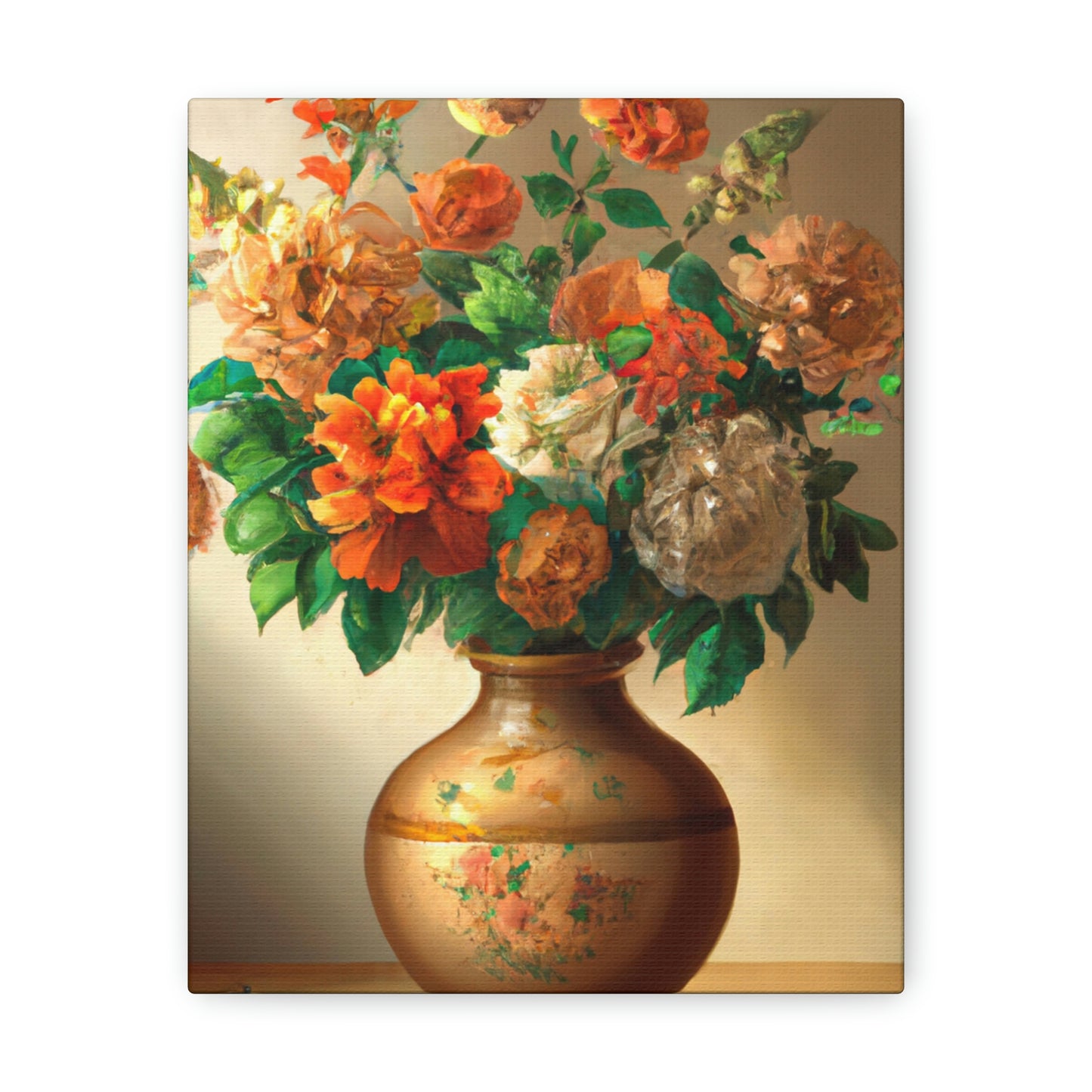 Floral Finesse Honed. - Canvas