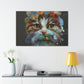 Daisycat. - Canvas