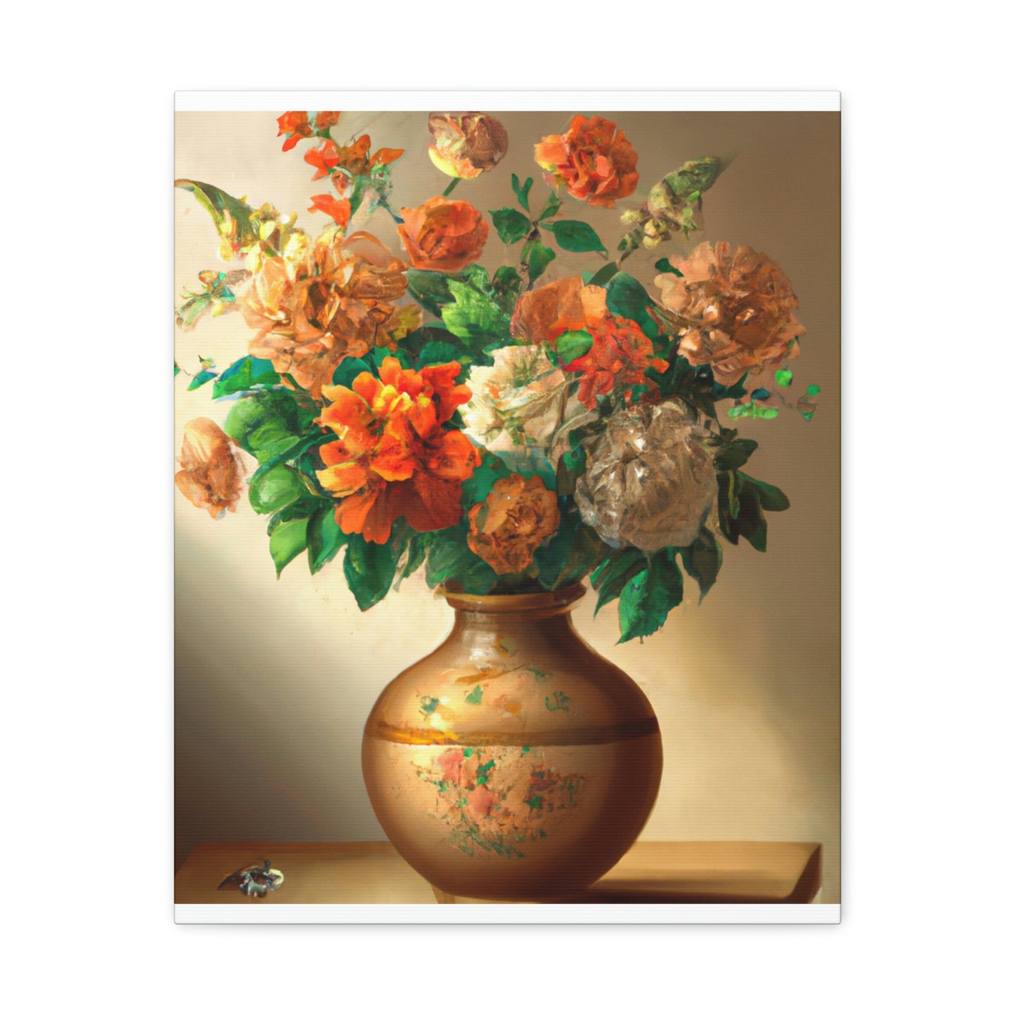 Floral Finesse Honed. - Canvas