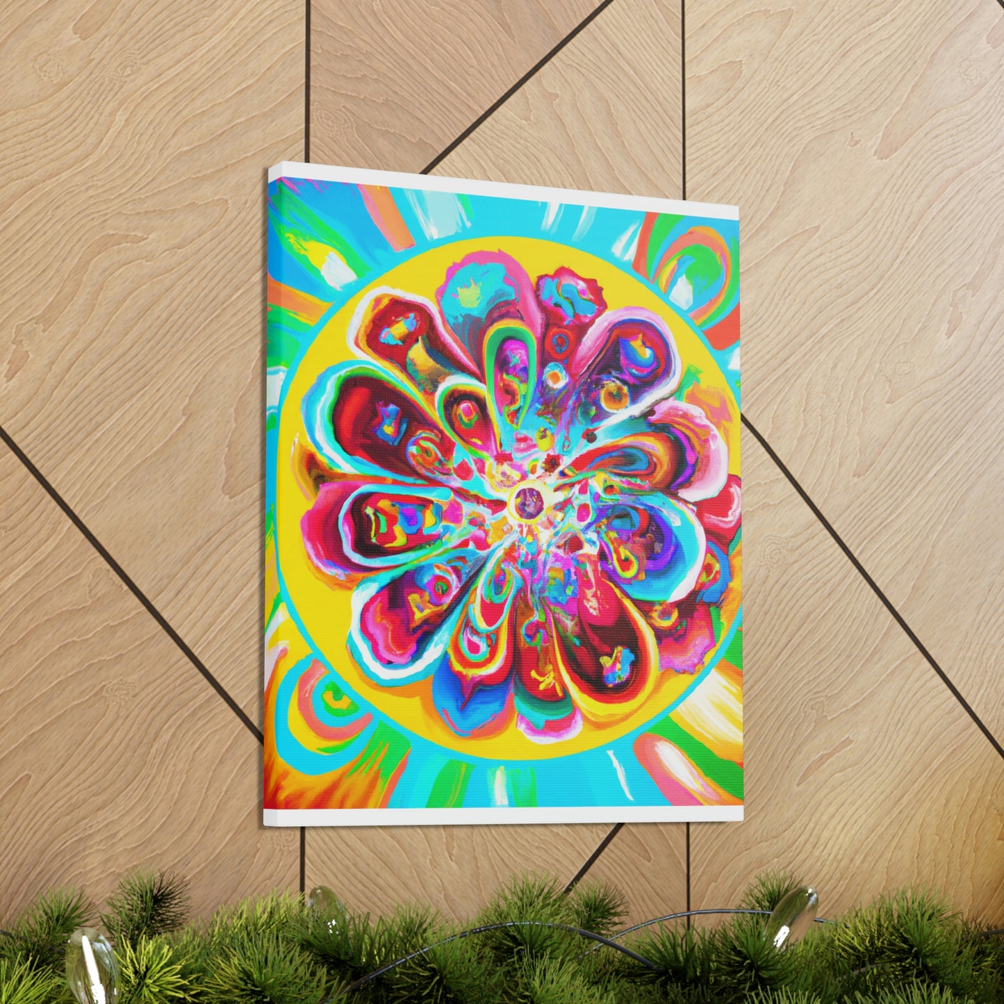 "Psychedelic Bloom" - Canvas