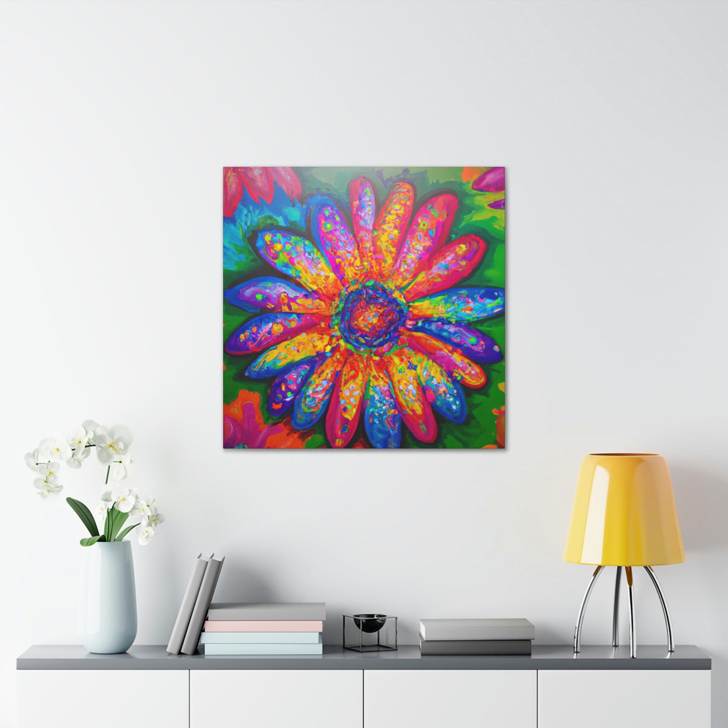 Vivid Blooms. - Canvas