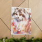 Feline Flora. - Canvas