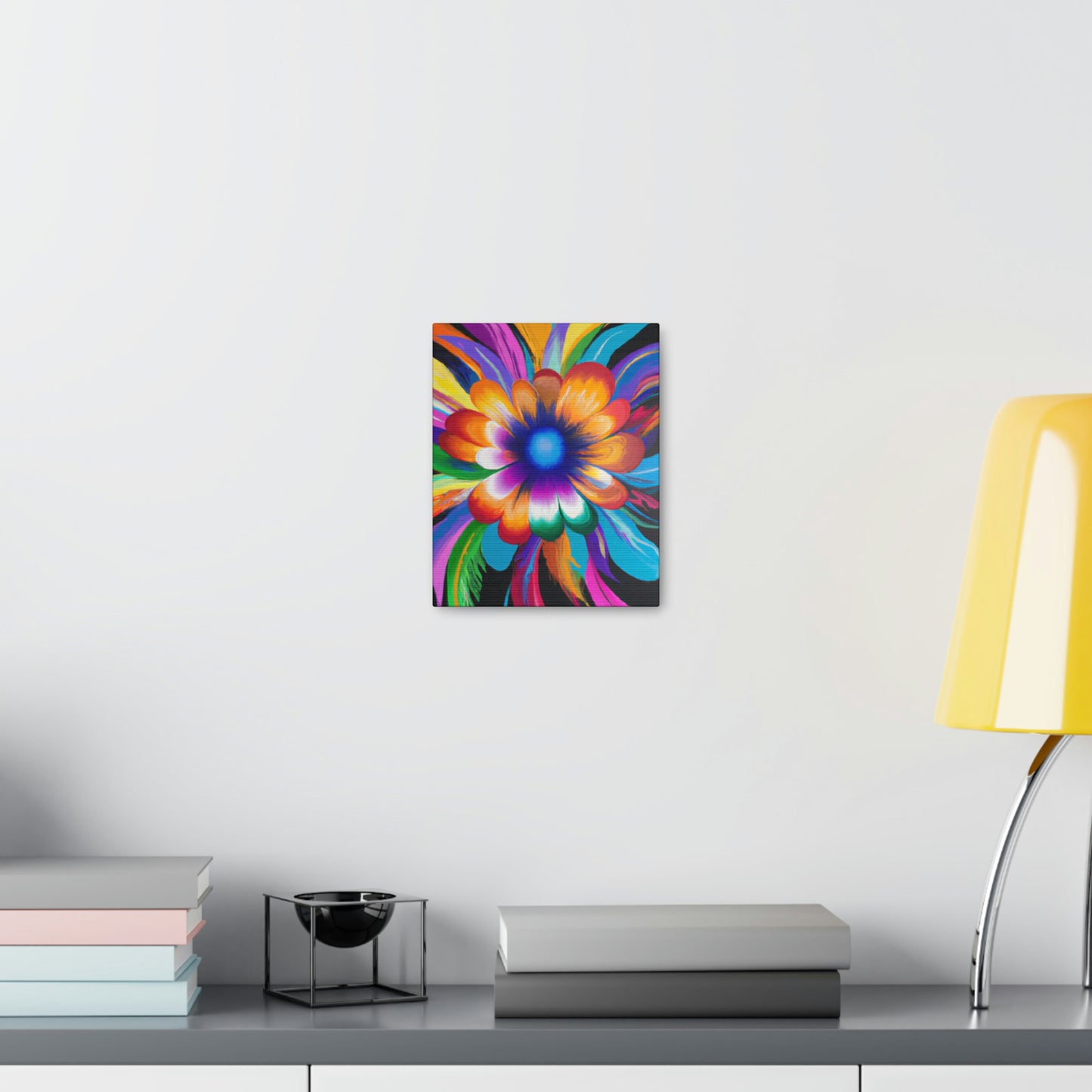 Psychedelic Bloom. - Canvas