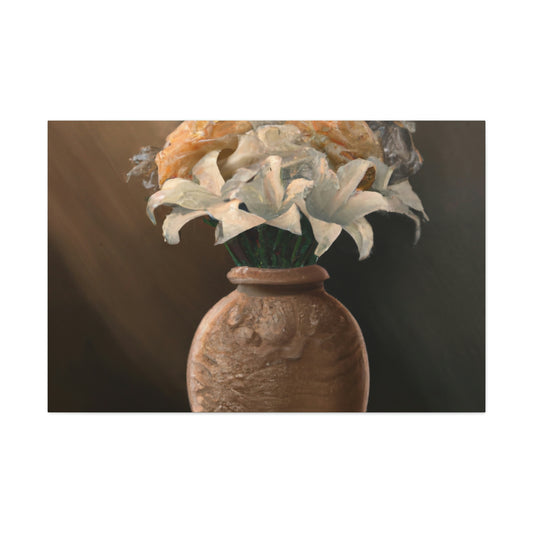 "Intricate Floral Bouquet." - Canvas