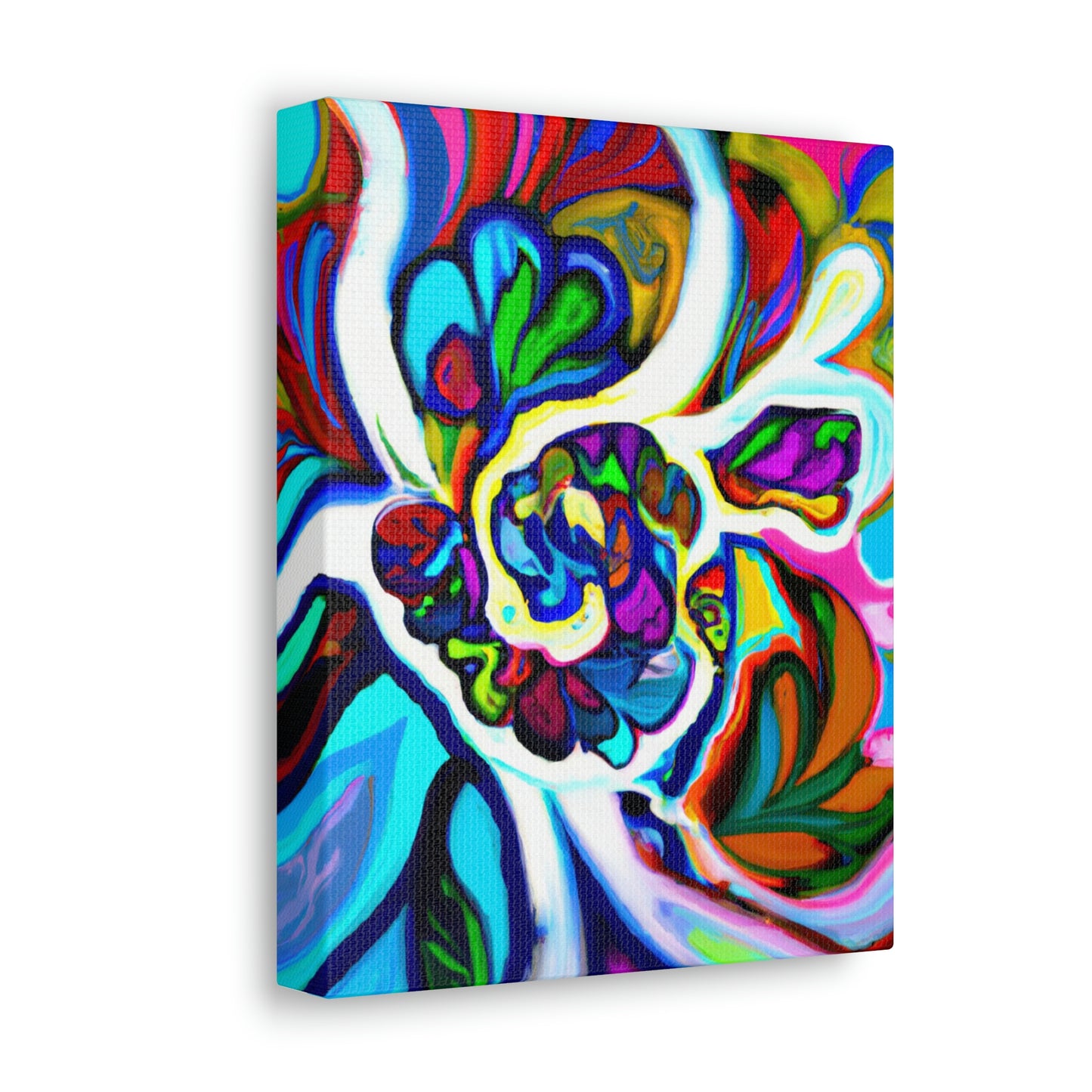 Psychedelic Bloom. - Canvas