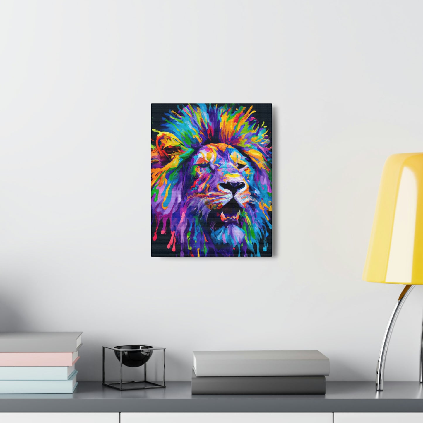 Lion Prismatic - Canvas