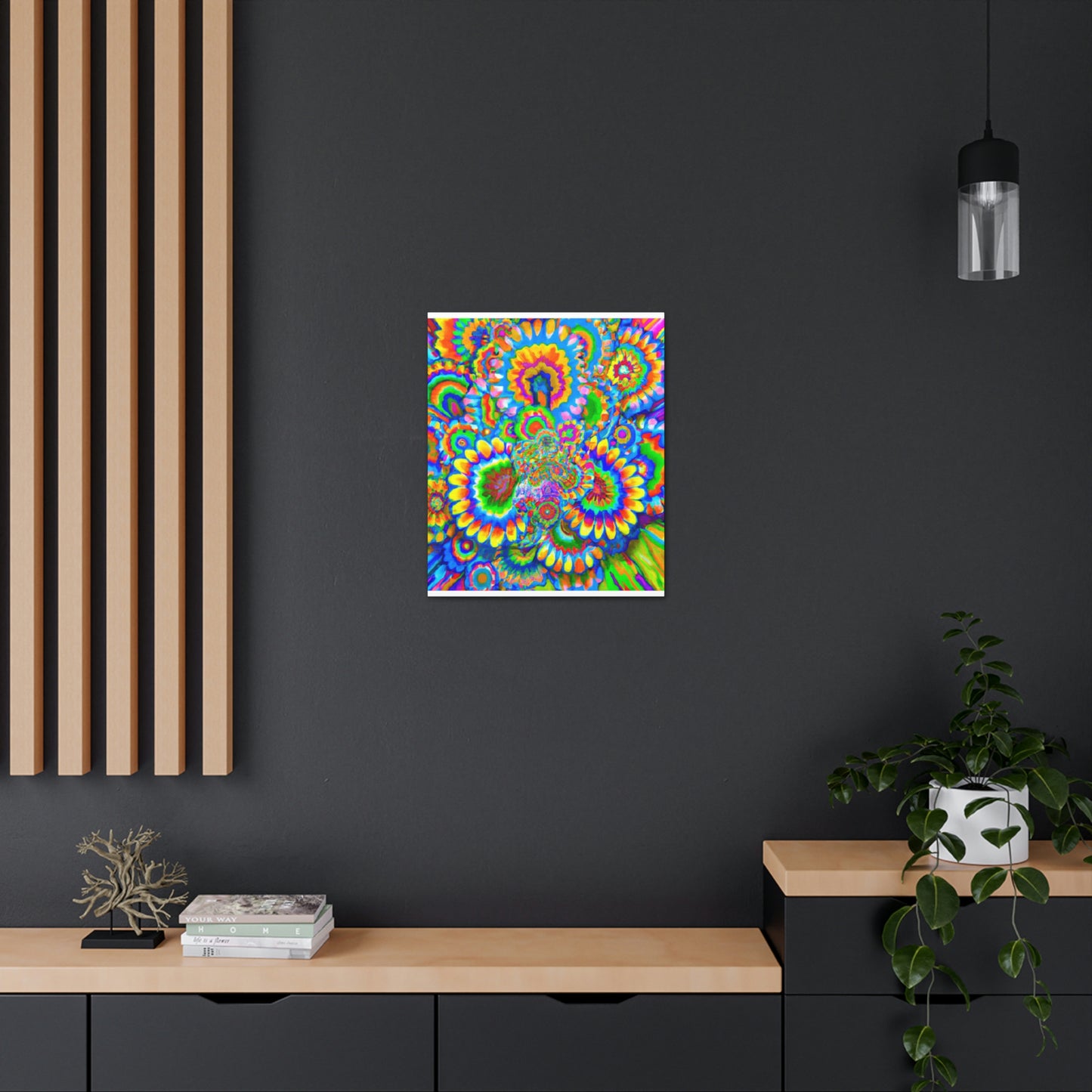 "Trippy Bloom" - Canvas