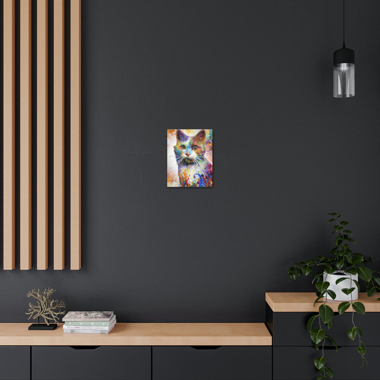 Bloomy Feline! - Canvas