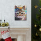 Feline Floral. - Canvas