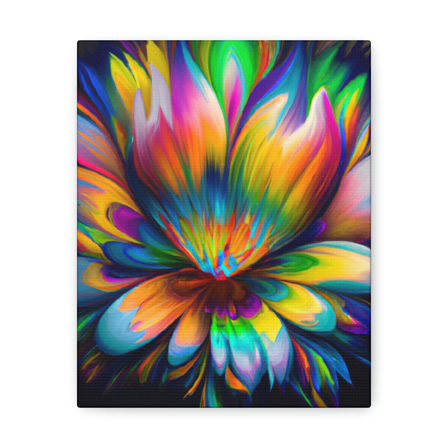 "Psychedelic Bloom" - Canvas