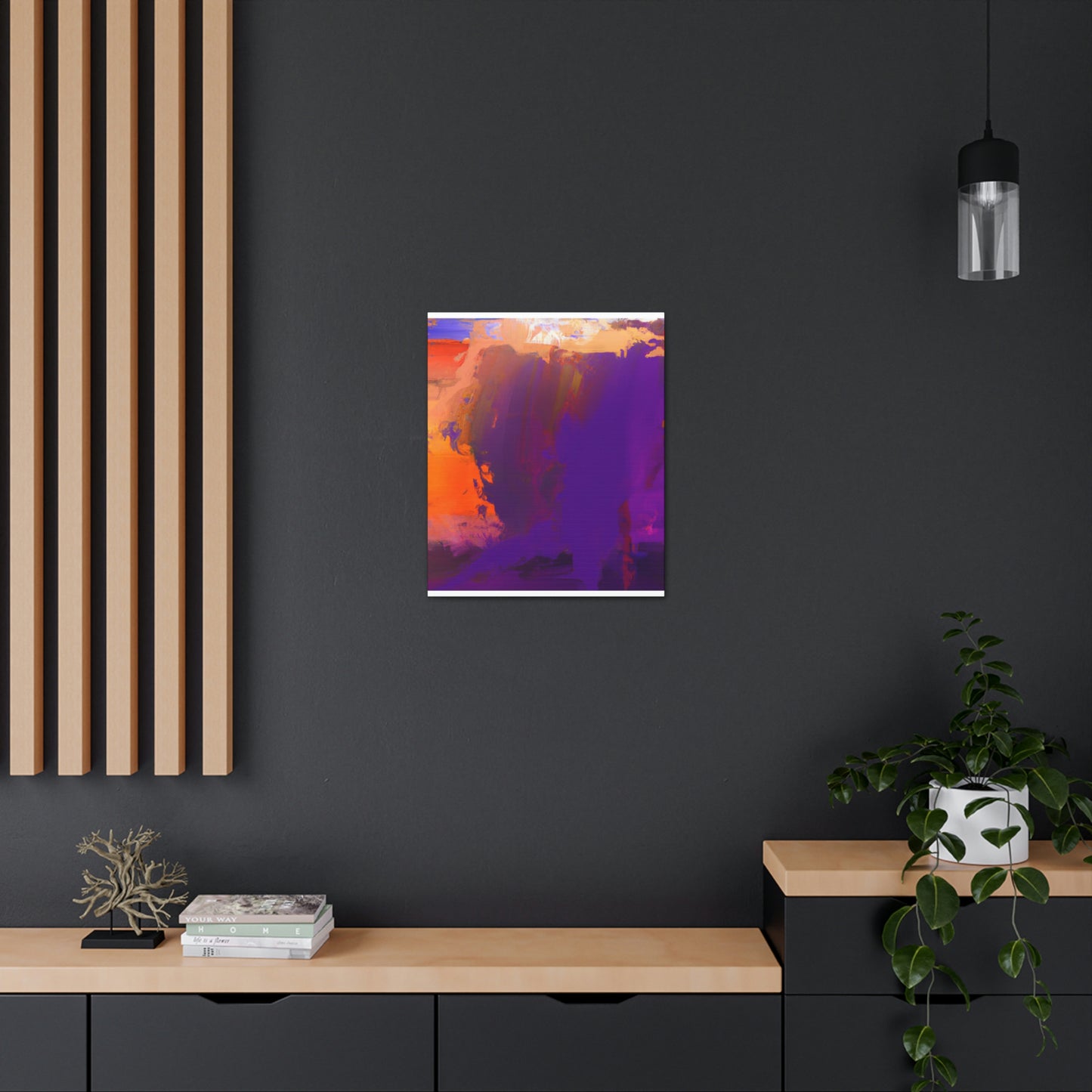 "Brushed Hues" - Canvas