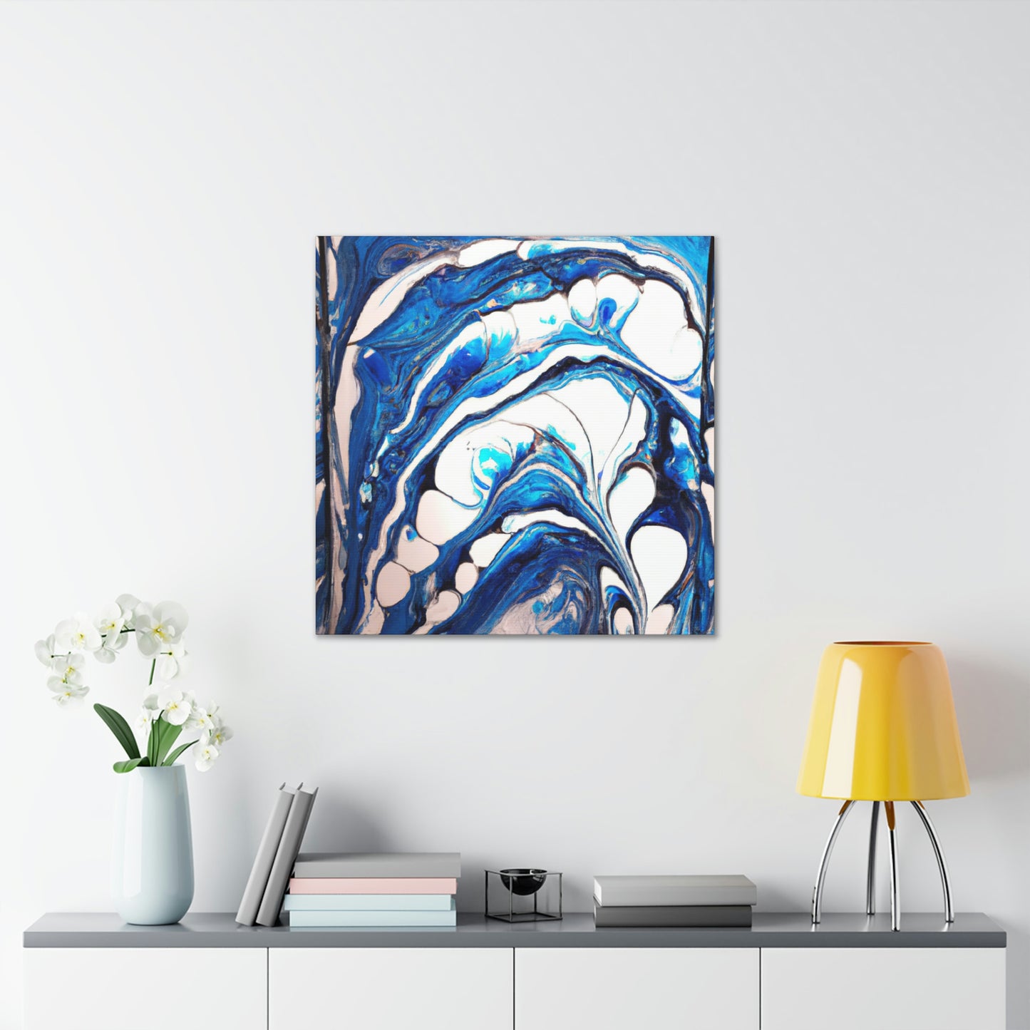 Aqua Splendor. - Canvas