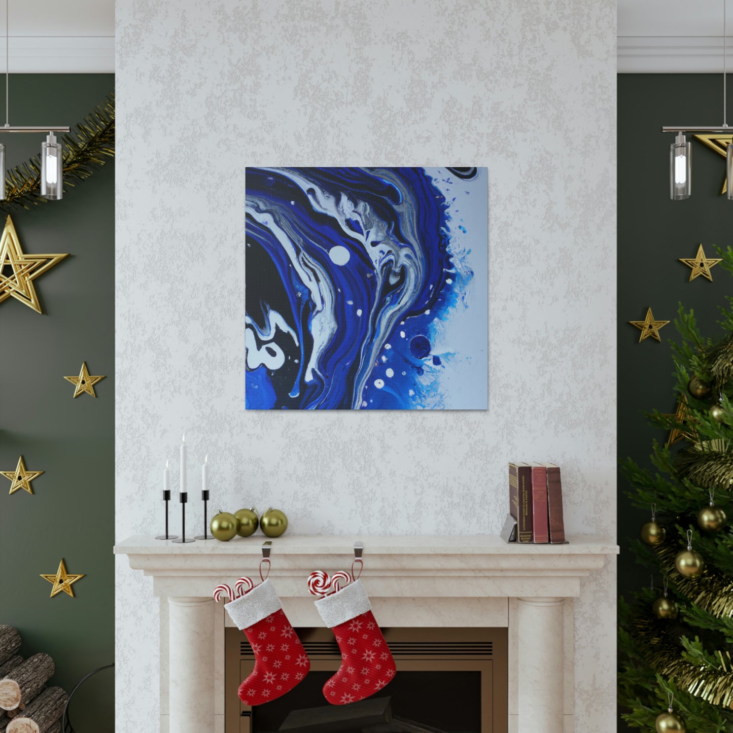 Aqua Splendor. - Canvas