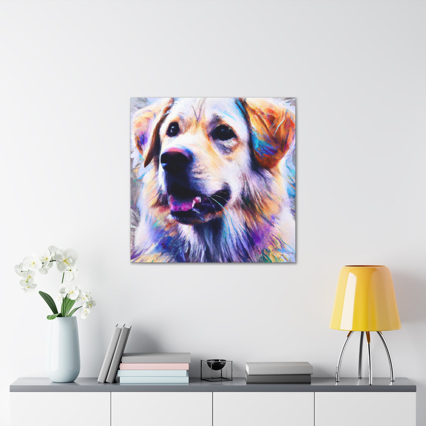 "Canine Elegance" - Canvas