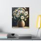 Vase Floral Splendor - Canvas