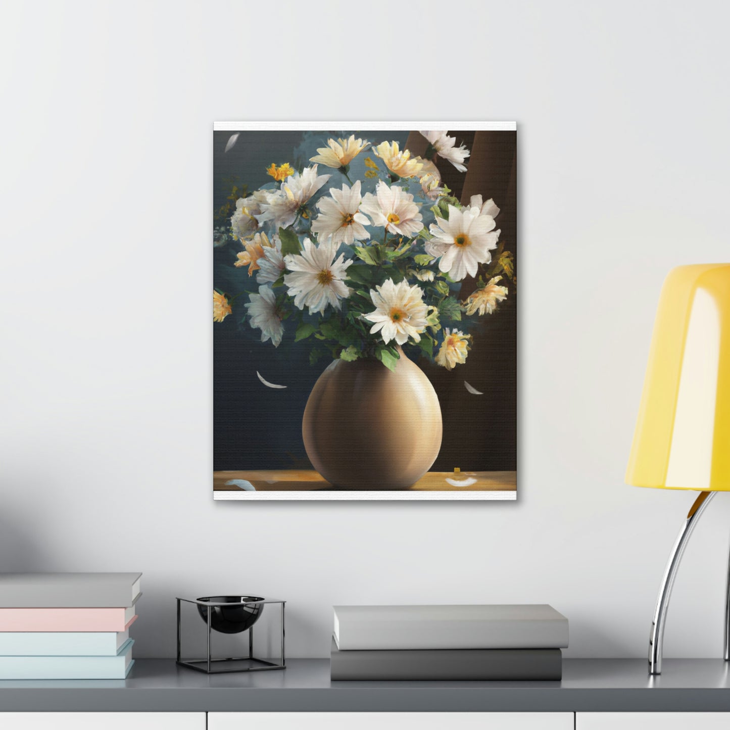 Vase Floral Splendor - Canvas