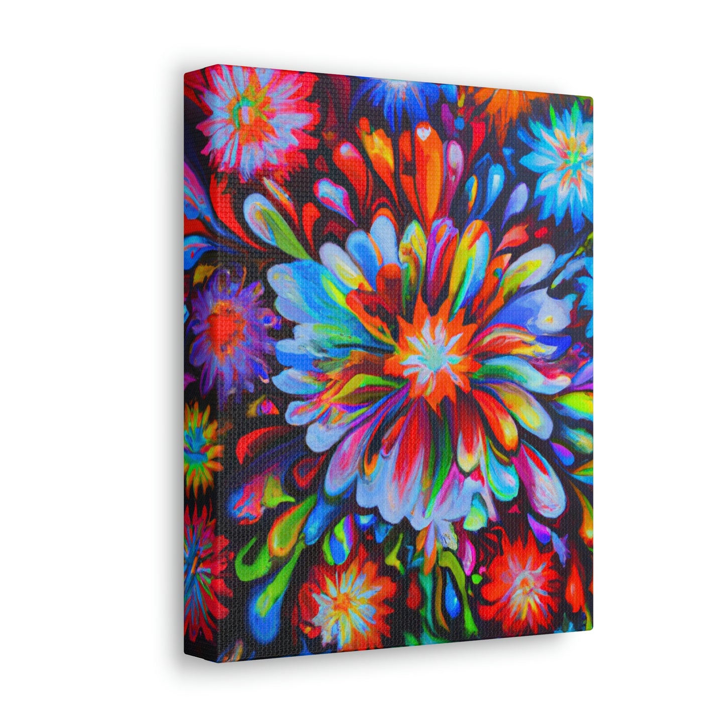 Vivid Floralscape. - Canvas