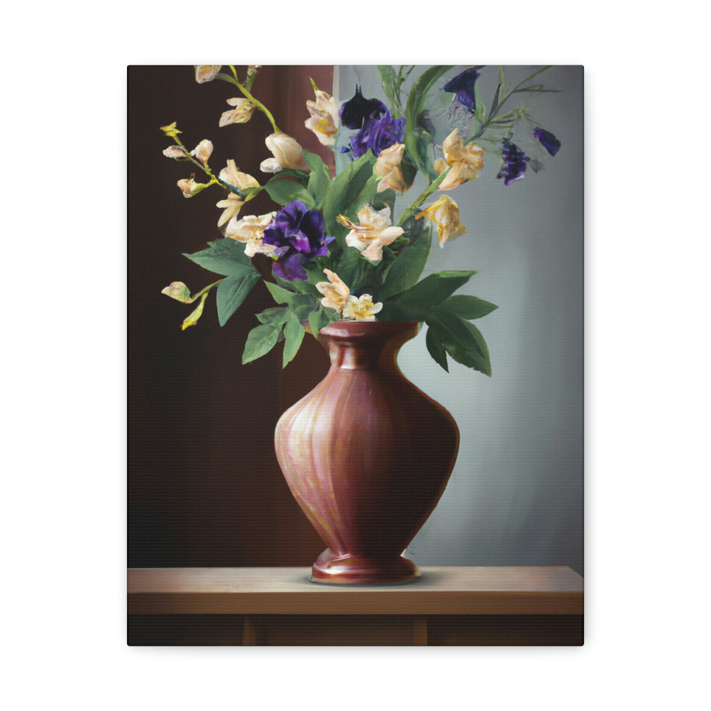 "Intricate Floral Weave." - Canvas