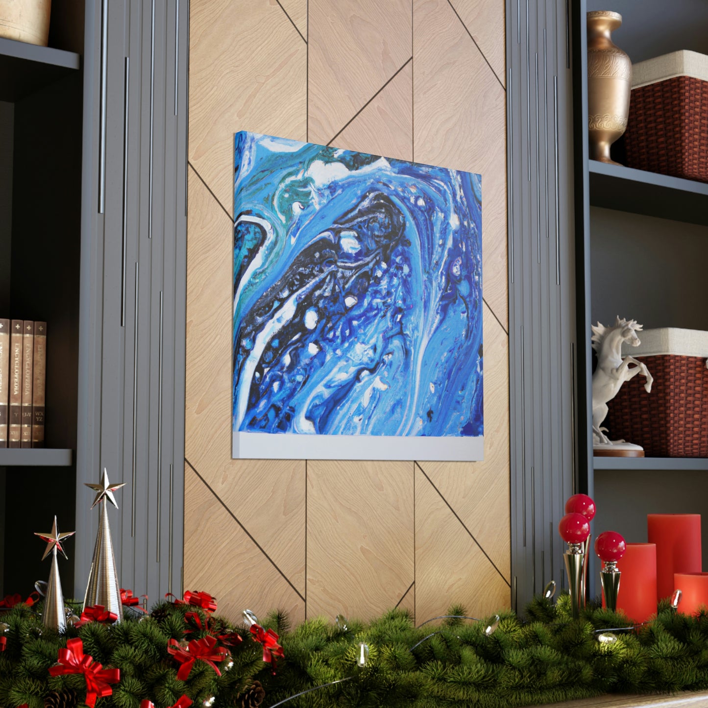 "Aqua Bliss" - Canvas