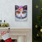 Floral Feline - Canvas