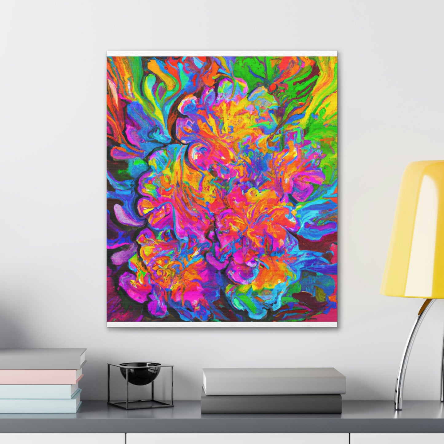 Vivid Blooms. - Canvas