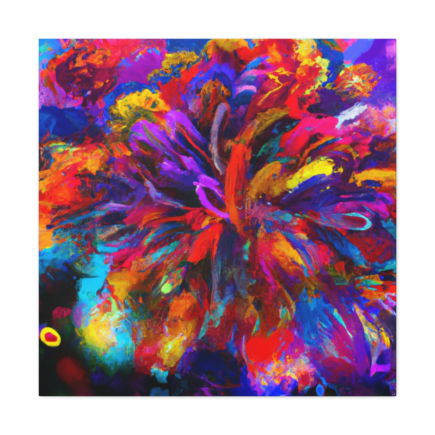 Vibrant Bloom - Canvas