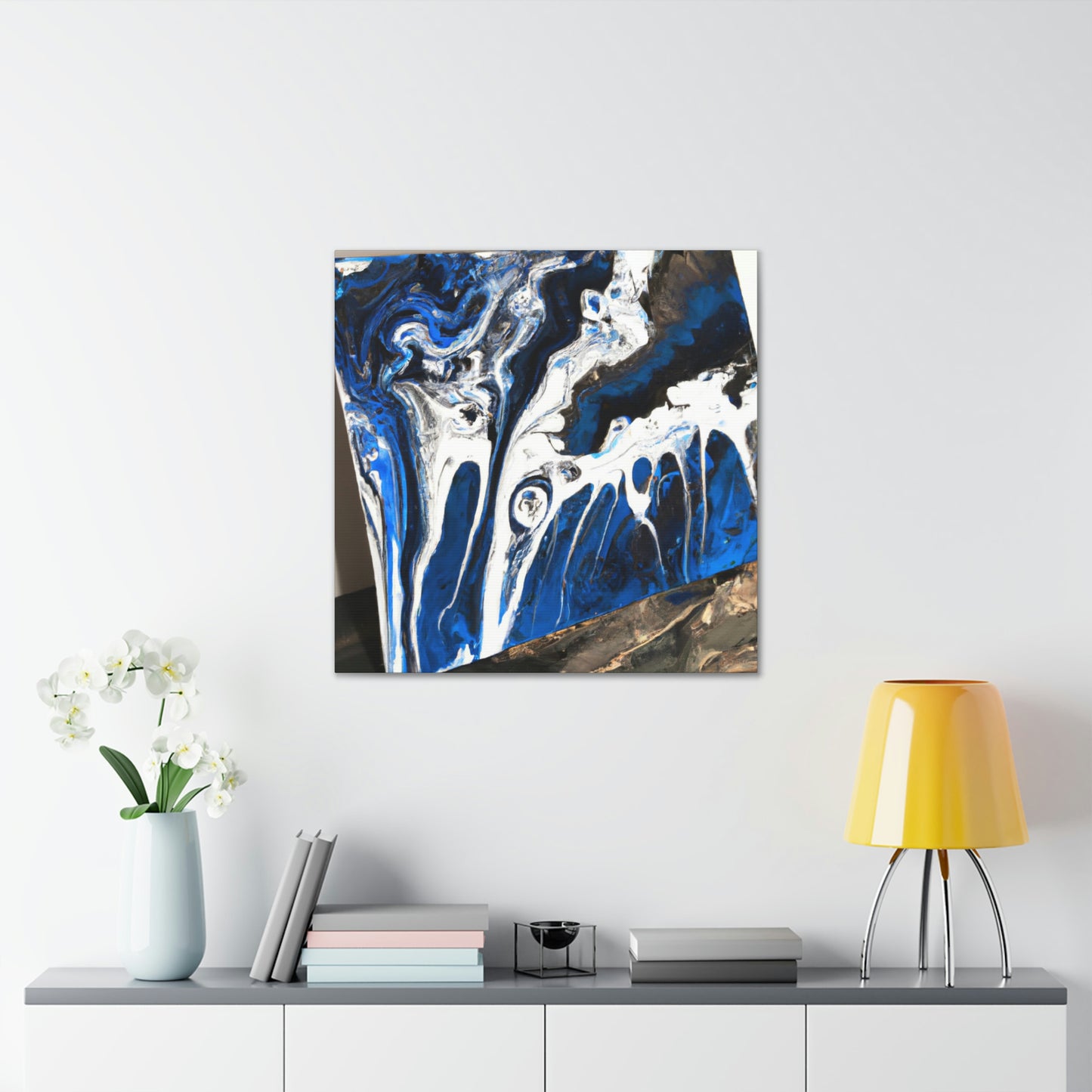 Blue Brilliance. - Canvas