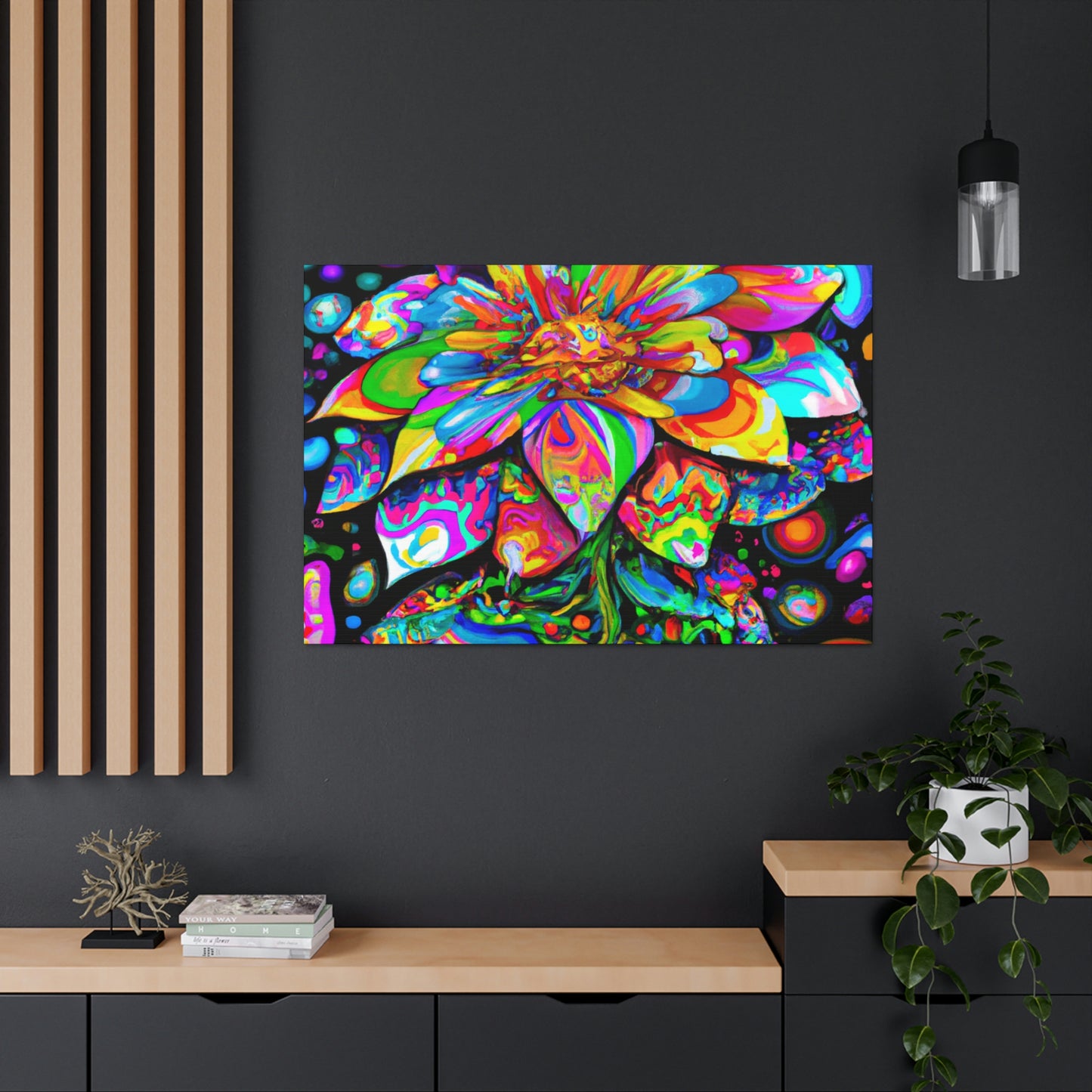 Colorful Joyful Bloom - Canvas