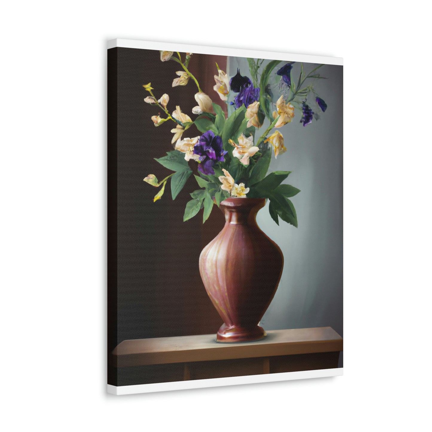"Intricate Floral Weave." - Canvas