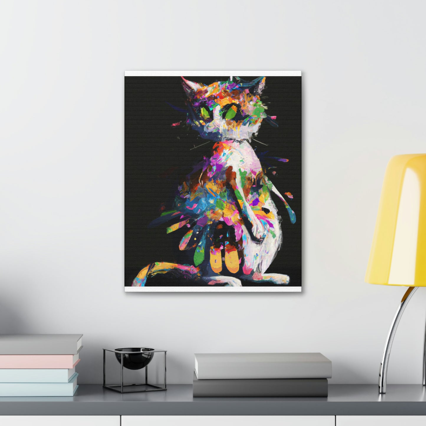 Flower Cat - Canvas