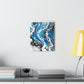 Blue Splendor. - Canvas
