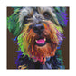Canine Colorful. - Canvas