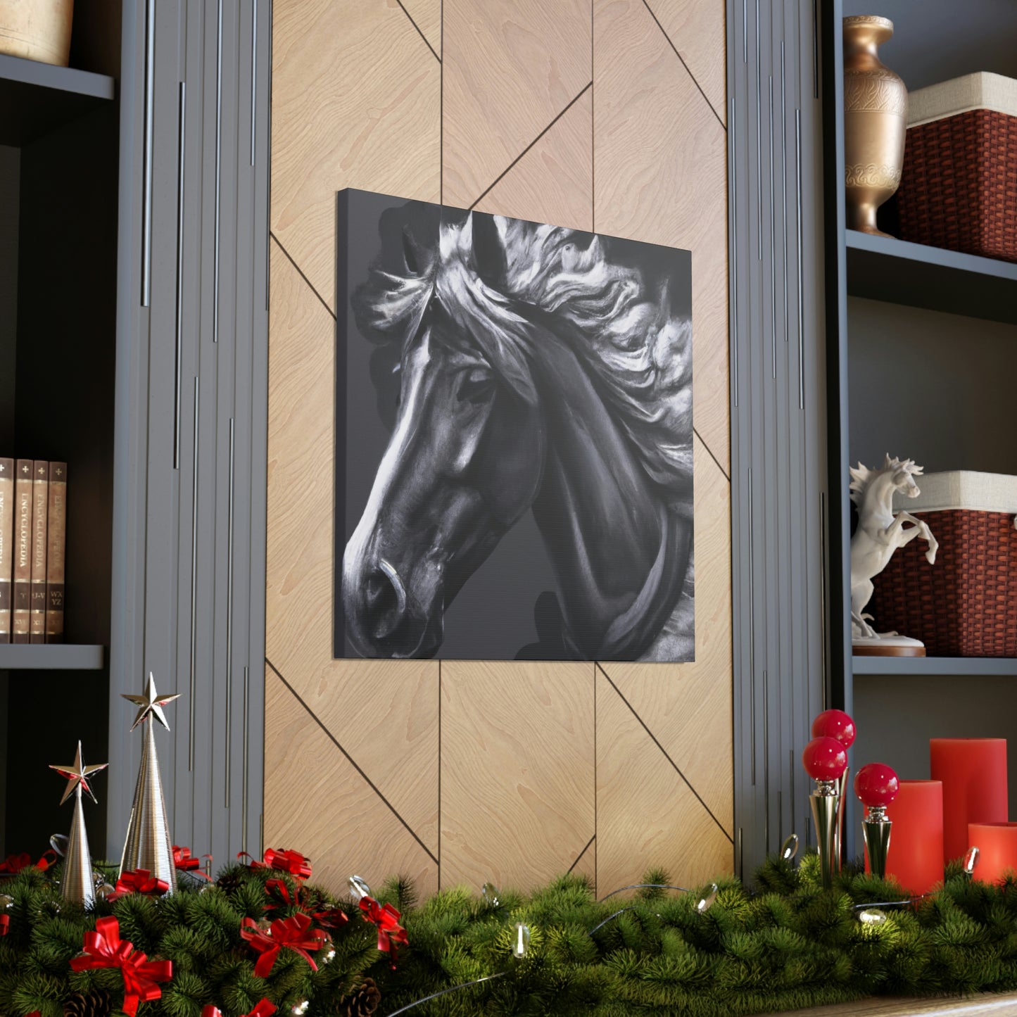 Equine Lattice - Canvas